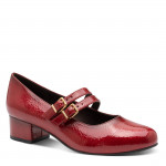 Jana női pántos piros lakk félcipő 24366-45-567 07645 Női Jana