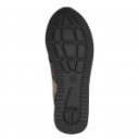 Jana női sportos sneaker fűzős cipzáras félcipő fekete ón kombi szín 23774-43-020 07646