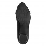 Jana Soft Line női fekete körömcipő 22368-45-001 07653