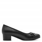 Jana Soft Line női fekete körömcipő 22368-45-001 07653