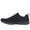 Skechers Virtue női textil bebújós fekete sneaker 104411-BBK