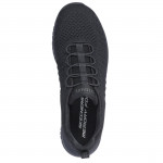 Skechers Virtue női textil bebújós fekete sneaker 104411-BBK