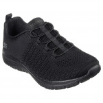 Skechers Virtue női textil bebújós fekete sneaker 104411-BBK Női Skechers