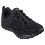 Skechers Virtue női textil bebújós fekete sneaker 104411-BBK Női Skechers