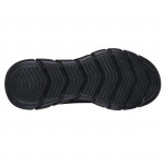Skechers Bobs B Flex Icy Edge férfi fűzós fekete sneaker félcipő 118109-BBK