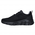 Skechers Bobs B Flex Icy Edge férfi fűzós fekete sneaker félcipő 118109-BBK