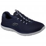 Skechers Summits férfi sportos bebújós kék félcipő 52811-NVY Férfi Skechers
