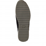 Marco Tozzi női fűzős cipzáras fekete sneaker félcipő 23719-44-001 07662
