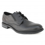 Bugatti férfi fűzős fekete bőr félcipő 315-AQR03-4000-1000 07663 Férfi Bugatti