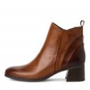 Marco Tozzi női barna bőr bokacsizma 25348-43-392 07656