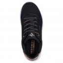 Skechers Uno Lite Metallic Mode lányka - női fűzős sneaker cipő 310384L-BLK