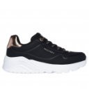 Skechers Uno Lite Metallic Mode lányka - női fűzős sneaker cipő 310384L-BLK