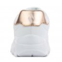 Skechers Uno Lite Metallic Mode lányka - női fűzős sneaker cipő 310384L-WHT