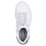 Skechers Uno Lite Metallic Mode lányka - női fűzős sneaker cipő 310384L-WHT