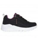 Skechers Uno Lite Easy ZIP lányka - női fűzős sneaker cipő 310387L-BKRG