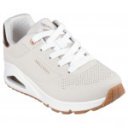 Skechers Uno Gen1 Shimmer Away lányka - női fűzős sneaker cipő 310545L-NAT méret 39,5