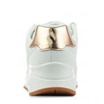 Skechers Uno Gen1 Shimmer Away lányka - női fűzős sneaker cipő 310545L-WHT méret 39,5
