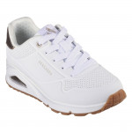 Skechers Uno Gen1 Shimmer Away lányka - női fűzős sneaker cipő 310545L-WHT méret 39,5 Gyerek Skechers