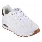 Skechers Uno Gen1 Shimmer Away lányka - női fűzős sneaker cipő 310545L-WHT méret 39,5 Gyerek Skechers