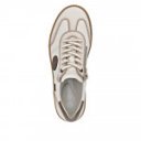 Remonte női sportos fűzős cipzáras bézs félcipő D0702-60