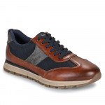 Rieker férfi fűzős-cipzáras barna mix sneaker félcipő B0507-24 Férfi Rieker