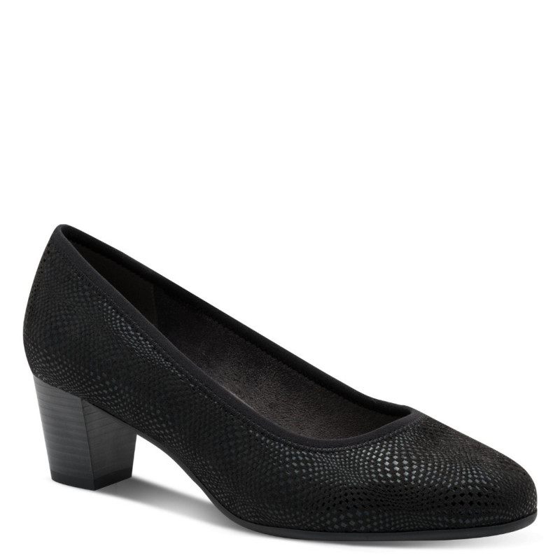 Jana Soft Line női fekete körömcipő 22476-42-008 07636