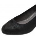 Jana Soft Line női fekete körömcipő 22476-42-008 07636