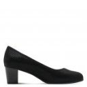 Jana Soft Line női fekete körömcipő 22476-42-008 07636