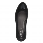 Jana Soft Line női fekete körömcipő 22476-42-008 07636