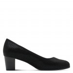 Jana Soft Line női fekete körömcipő 22476-42-008 07636