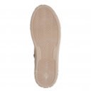 Marco Tozzi női fűzős-cipzáras bézs színű bakancs 25291-43-341 07676