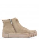 Marco Tozzi női fűzős-cipzáras bézs színű bakancs 25291-43-341 07676