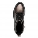 Jana női fűzős cipzáras bokacipő vízlepergető membránnal ón színben 25272-45-915 07677