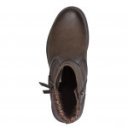 Jana női cipzáras barna bokacipő JanaTEX membránnal 26490-45-304 07679