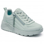 Skechers Uno Lite Easy ZIP lányka - női fűzős sneaker cipő 310387L-SAGE