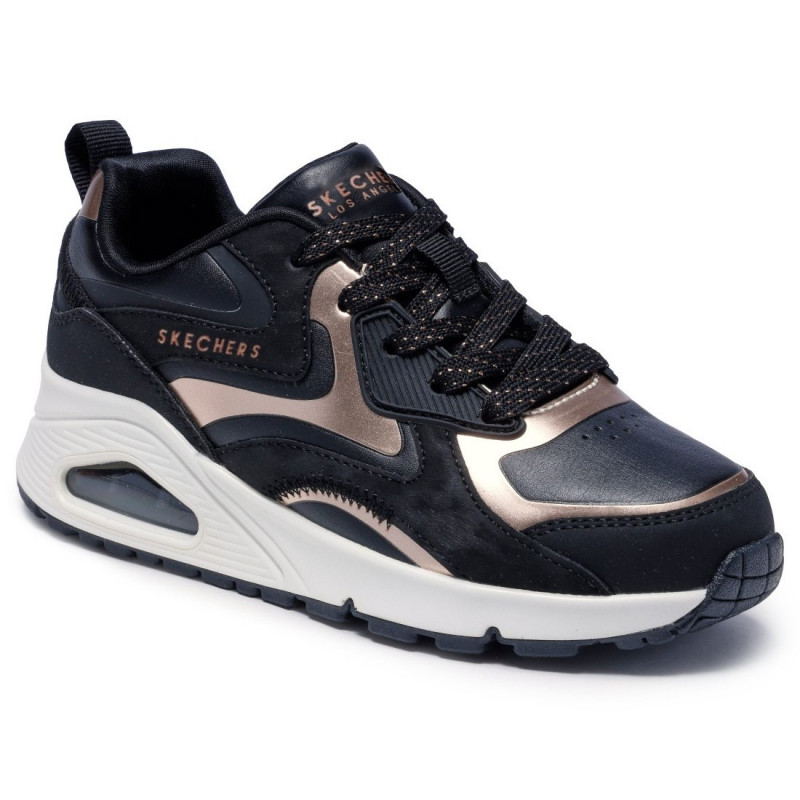 Skechers UNO Gen1 - Color Surge lányka - női fűzős sneaker cipő 310547L-BKRG