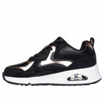 Skechers UNO Gen1 - Color Surge lányka - női fűzős sneaker cipő 310547L-BKRG