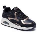 Skechers UNO Gen1 - Color Surge lányka - női fűzős sneaker cipő 310547L-BKRG Gyerek Skechers