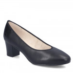 Rieker női klasszikus fekete bőr körömcipő 44650-04 Női Rieker