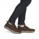 Rieker férfi barna bebújós bőr sneaker félcipő 06050-22