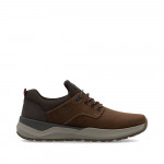 Rieker férfi barna bebújós bőr sneaker félcipő 06050-22