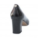 Pulso női fekete lakkbőr körömcipő  AF1518 07681