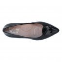 Pulso női fekete lakkbőr körömcipő  AF1518 07681