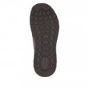 Rieker férfi fűzős-cipzáras barna bőr sneaker félcipő 11002-22
