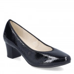 Rieker női klasszikus fekete lakk körömcipő 44650-02 Női Rieker