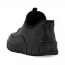 Rieker Ready2GO női fekete bőr sneaker félcipő N1357-00