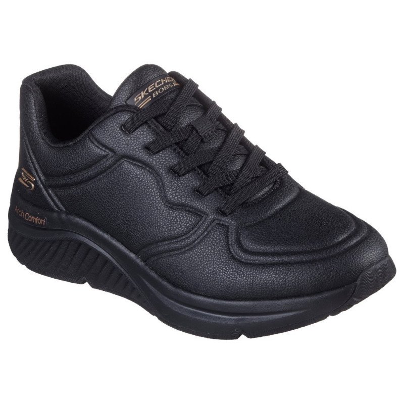 Skechers Bobs Arch Comfort B Sweet - A BIND női fűzős fekete sportcipő 117560-BBK