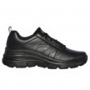 Skechers Fashion Fit Effortless női fűzős fekete sportcipő 149473-BBK