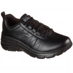 Skechers Fashion Fit Effortless női fűzős fekete sportcipő 149473-BBK Női Skechers