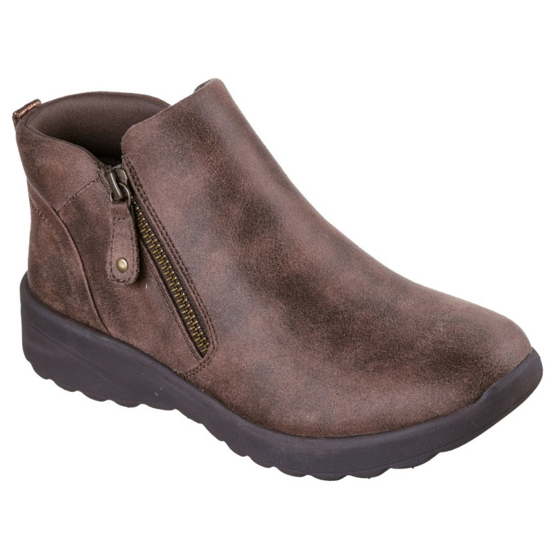 Skechers Lovely Vibe Fall In Bloom női barna bokacipő 158952-CHOC